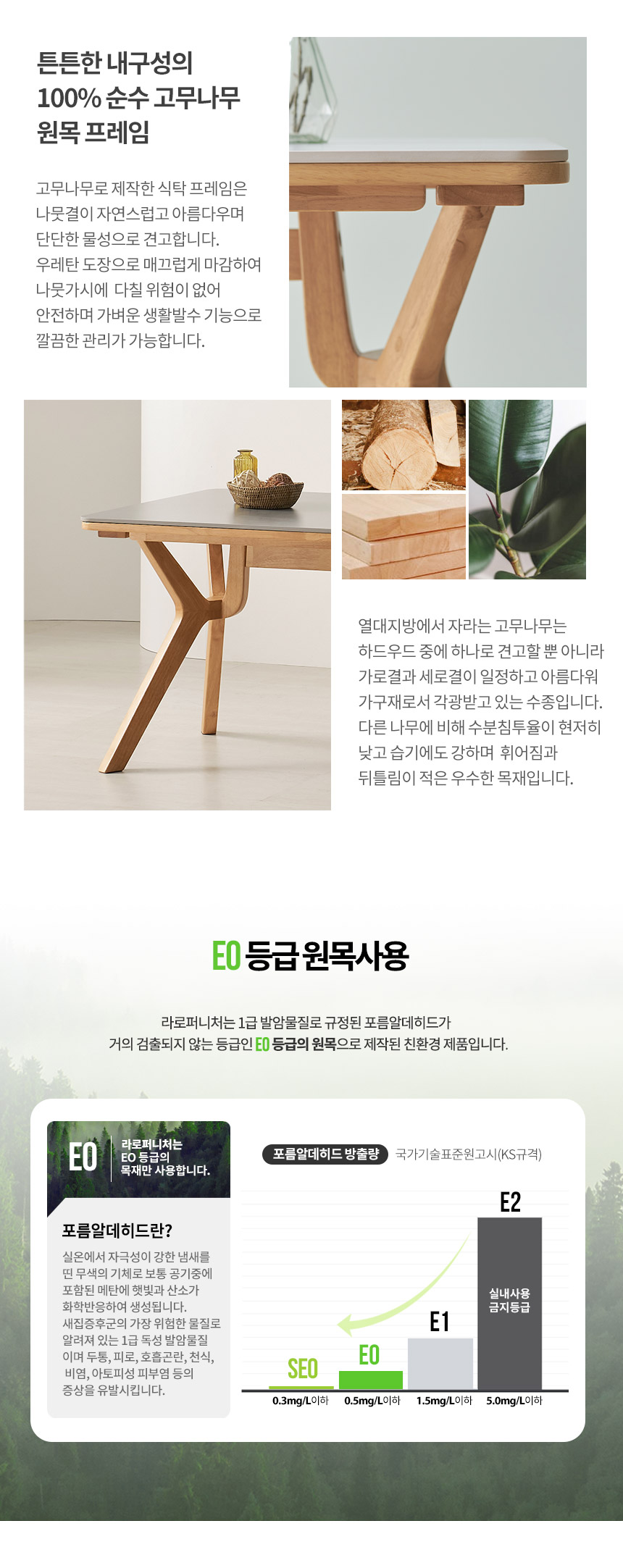 라로퍼니처 로밍엄 1900 포세린 통 세라믹 낮은 패밀리 6인 식탁 세트 상세 이미지 17
